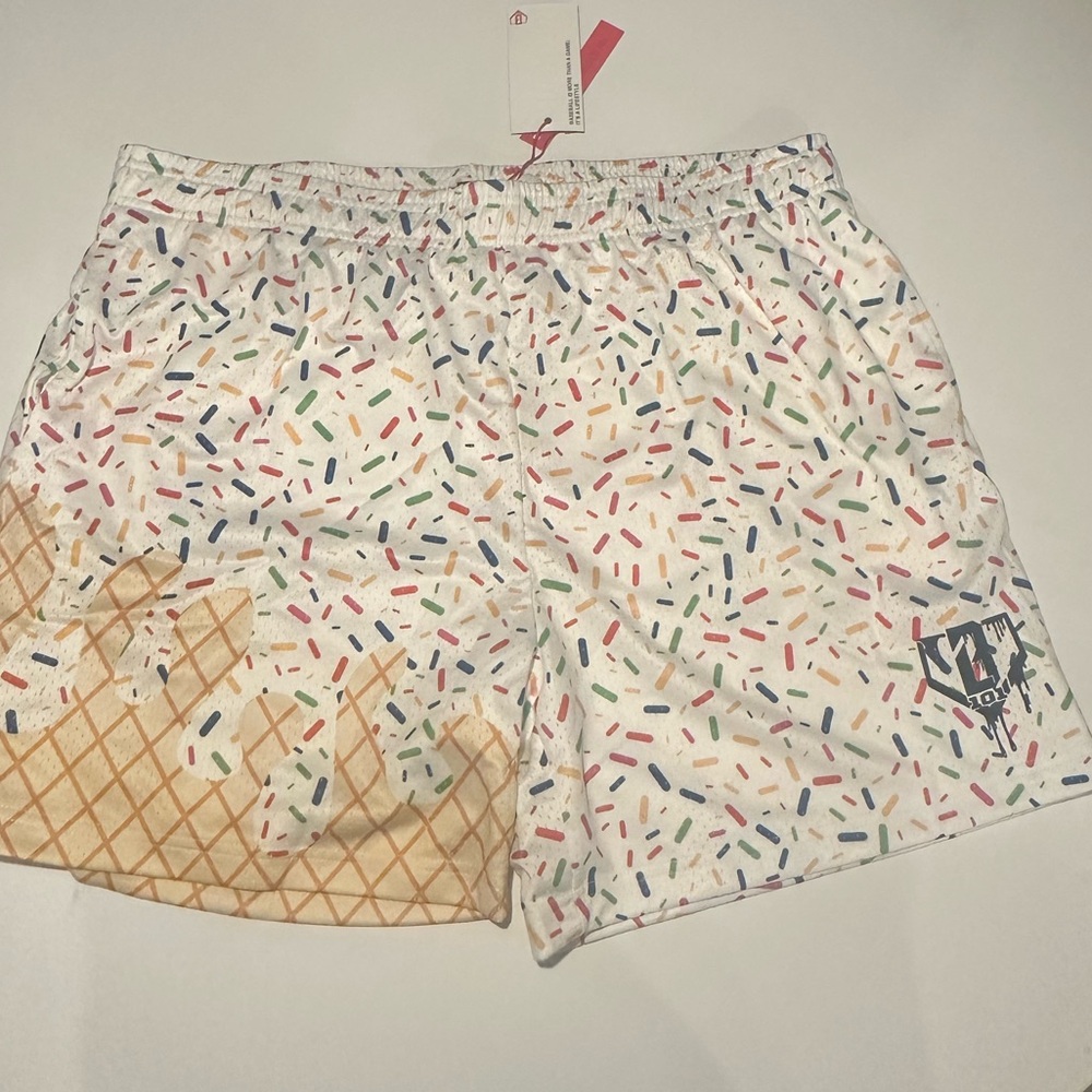 Baseball lifestyle 101 Colorful Sprinkle men’s ice cream Shorts